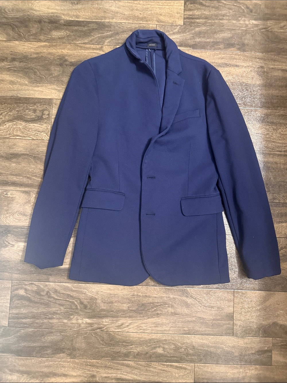 j.ferrar Navy Sport Coat - Classic Single-Breasted Blazer